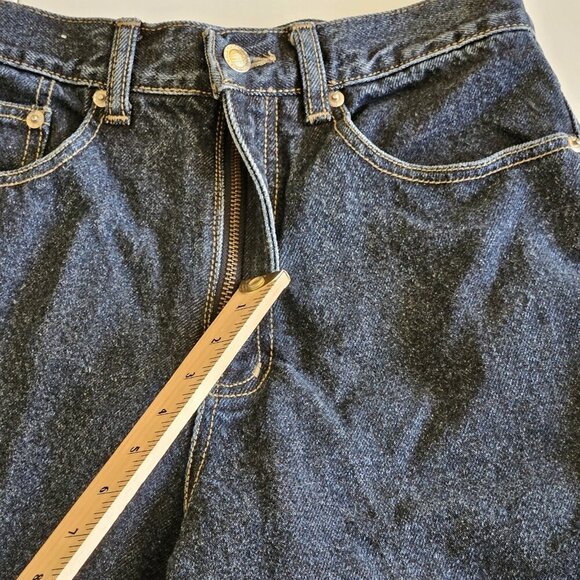 Lawman VTG Jeans Mens 28x30 Black Back Logo Cotton Rigid Denim  Western Ranch - Picture 8 of 16